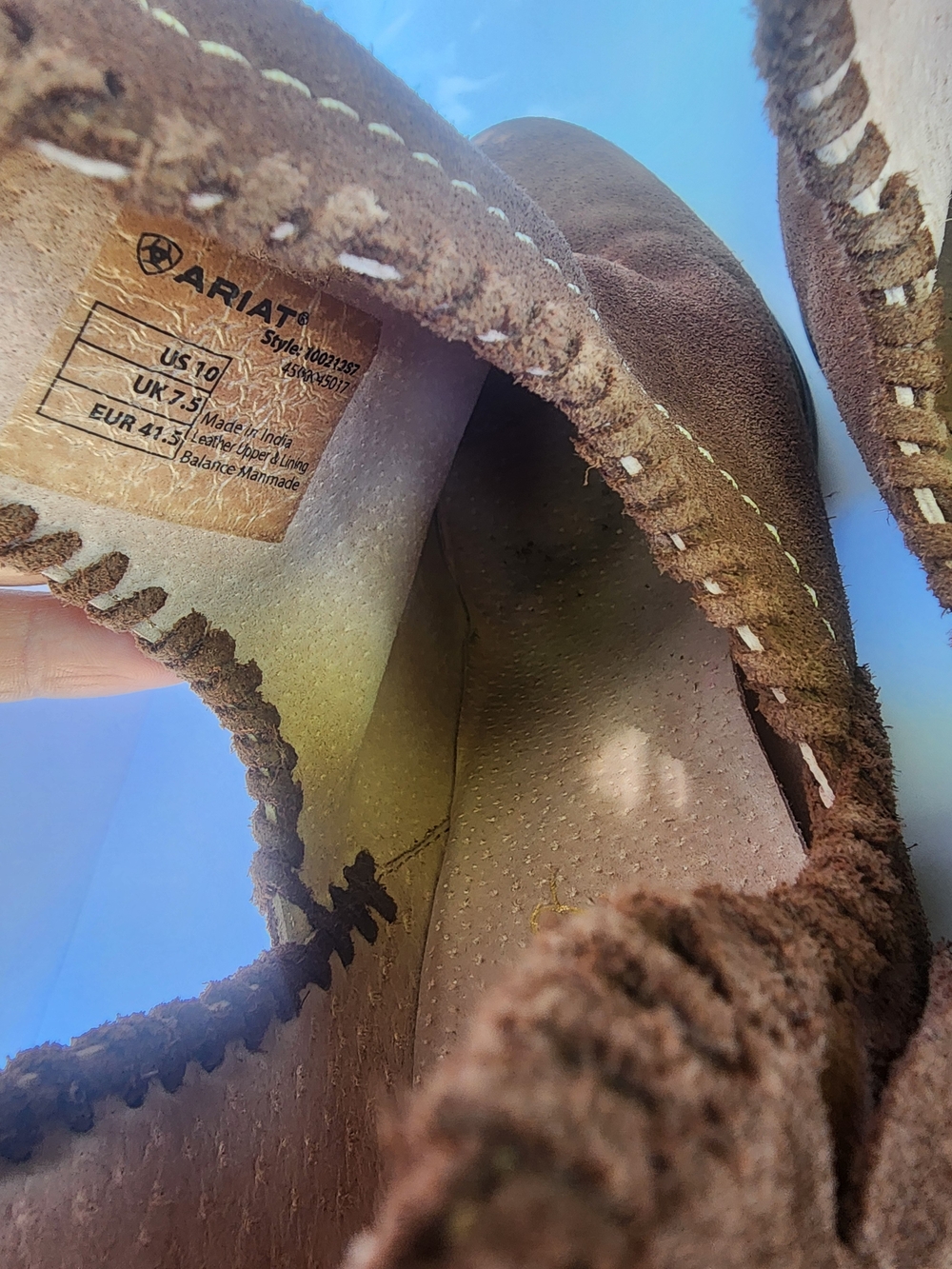 Ariat Lily Ankle Fringe Whiskey Size 10 womens - Picture 10 of 10